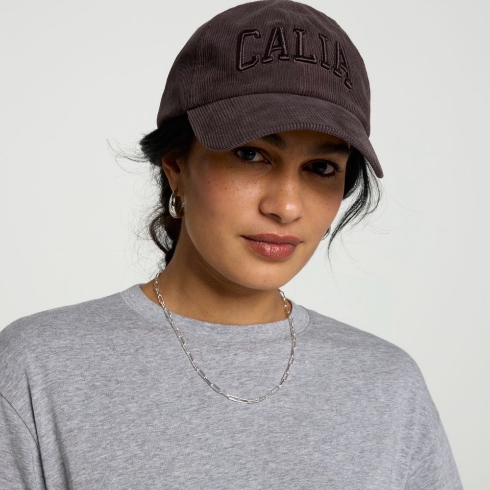 Calia Women's Brown Corduroy Baseball Cap